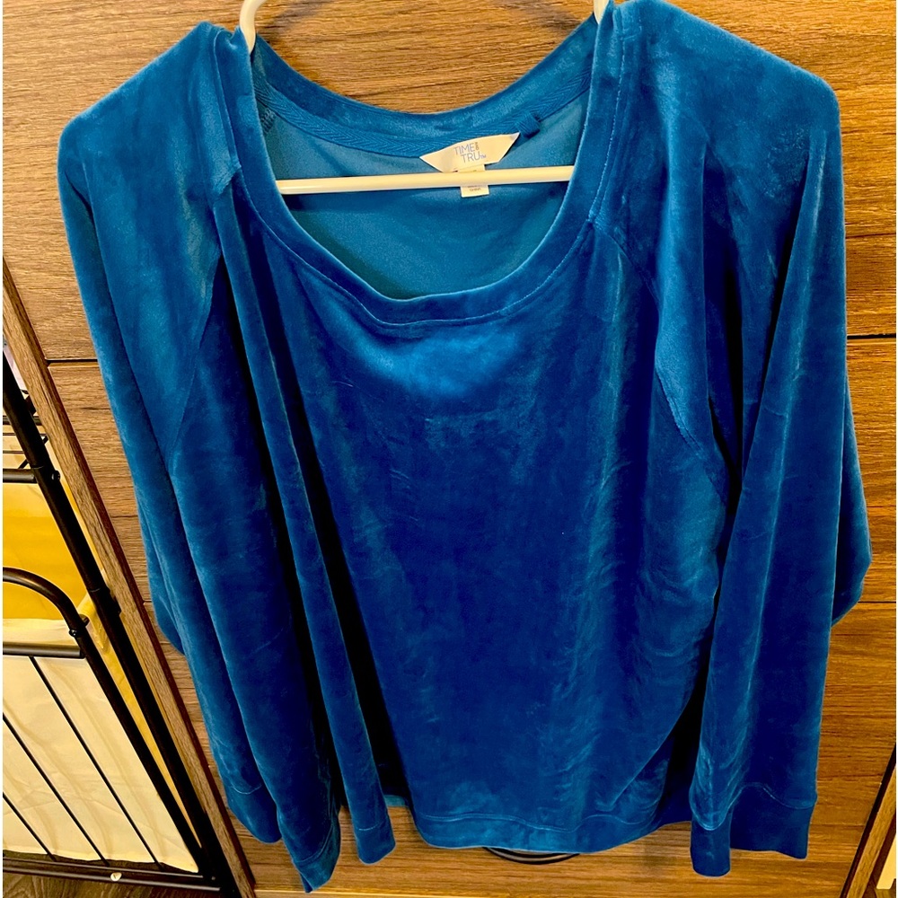 Royal Blue Time & Tru Pajama Set